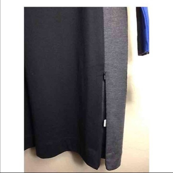 Trouve Colorblock Side Zip Long Sleeve Dress - Picture 2 of 7